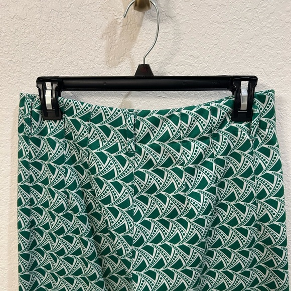 Jones New York Green Geometric Pants - Picture 6 of 8